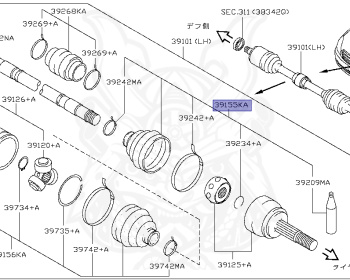 Nissan - Teana - J31 - 2005 - JM - SEDAN(S) - 2 WHEEL DRIVE(2WD) - MCVT(MCVT) - VQ35DE