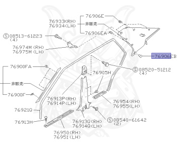Nissan - Laurel - C33 - 1992 - Medallist - HARDTOP(K) - MANUAL TRANSMISSION(MT) - HICAS - RB20D