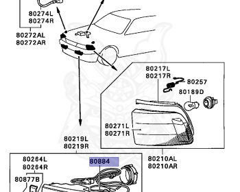 Mitsubishi - Galant VR-4 - E39A - 1991 - SNPF4 - 4G63