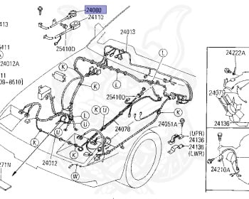Genuine Fairlady Z Z31 Electrical OEM parts supplied from Japan