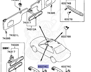 Mitsubishi - Mirage - CK2A - 1995 - PRJA - 4G15