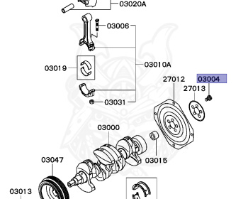 Mitsubishi - Colt - Z25A - 2004 - XSLH4 - 4G19