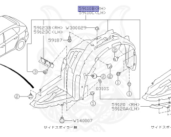 Subaru - Impreza - GH3 - Jan-2007 - Dec-2008 - 15S - Wagon - 4W - Automatic transmission - Right hand - EL15