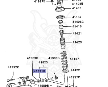Mitsubishi - Mirage - C53A - 1987 - MNGF2 - 4G61
