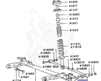 Mitsubishi - Galant - E32AR - 1991 - SFJ - 4G37