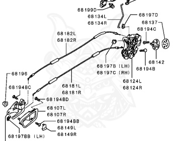 Mitsubishi - Grandis - NA4W - 2007 - LRGY1 - 4G69