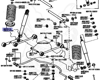 Toyota - Carina - SA60 - 1987 - SIDE GLASS - SEDAN - Manual - 1SU