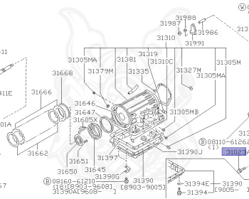 Nissan - 180SX - RS13 - 1992 - Type 1 - HATCH BACK(HB) - AUTOMATIC TRANSMISSION(AT) - TWO WHEELS STEERING(2WS) - SR20DET