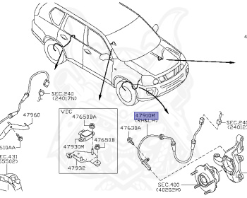 Nissan - X-Trail - T31 - 2013 - X/XTT/GT Grade - WAGON(W) - 2 WHEEL DRIVE(2WD) - CVT(CVT) - MR20DE