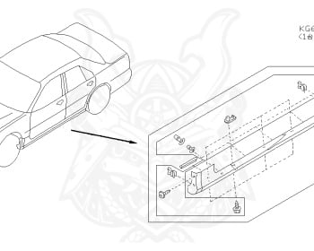 Nissan - Skyline - R34 25GTT - ER34 - 1998 - 25GT TURBO - 4 DOOR SEDAN(4S) - AUTOMATIC-FLOOR SHIFT(AT.F4) - Hi-Cas 2-Link (HI.2WD) - RB25DET