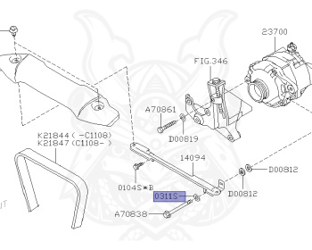Subaru - Legacy B4 - BM9 - Jan-2009 - 25GT - Sedan - 4W - 5-speed automatic transmission - Right hand - BD5