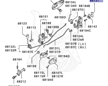Mitsubishi - Libero - CB5W - 1995 - LNHE3 - 4G93