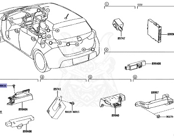 Toyota - Auris - ZWE186H - 2018 - HYBRID - 5-DOOR - Variator - 2ZRFXE