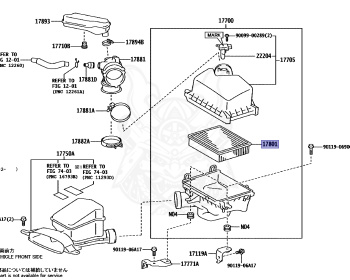 Toyota - Camry - AVV50 - 2011 - Variator - 2ARFXE