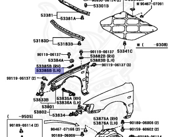 Toyota - Corolla - CE100 - 1991 - DX TYPE - 4-DOOR(SEDAN) - Automatic - 2C