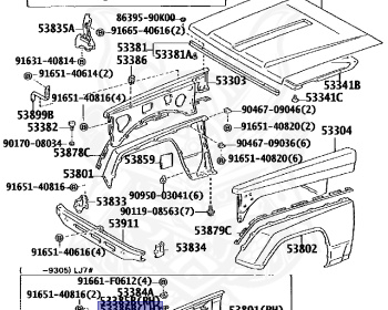 Toyota - Land Cruiser - LJ78G - 1990 - PRADO SX5 TYPE - WAGON - Automatic - 2LTE
