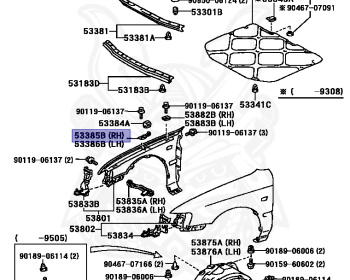 Toyota - Corolla - CE100 - 1991 - DX TYPE - 4-DOOR(SEDAN) - Automatic - 2C