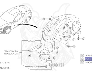 Subaru - BRZ - ZC6 - Jan-2011 - Dec-2016 - R - 2-door coupe - 2W - 6-speed automatic transmission - Right hand - FA20