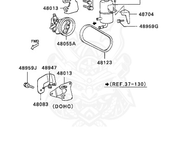 Mitsubishi - Lancer - C72A - 1990 - SNU - 4G15