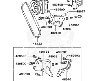 Mitsubishi - Delica Star Wagon - P35W - 1990 - HSNPT - 4D56