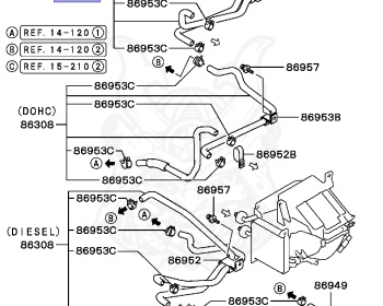 Mitsubishi - Lancer Evolution - CD9A - 1991 - SNDF - 4G63