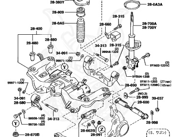 Mazda - Familia - BJEP - Apr-1998 - Right hand - RF