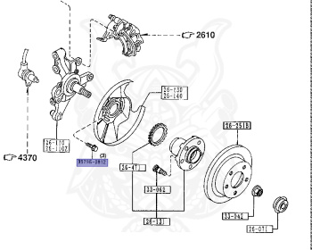 Mazda - Telstar - GEEPF - Jun-1994 - Right hand - KF-ZE