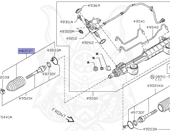 Nissan - Skyline - V36 - 2008 - 250GT TYPEP/250GTF TYPEP - SEDAN(S) - 2-linked (2WD/STD) - 5 SPEED AUTOMATIC TRANS(5AT) - VQ25HR