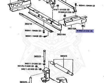 Toyota - Blizzard - LD20 - 1986 - DX TYPE - SOFTTOP (TARPAULIN CANVASTOP OR VINYLTOP) - Manual - 2L