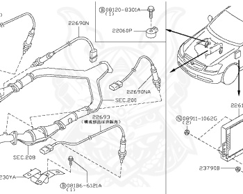 Nissan - Fuga - Y50 - 2004 - 350XV VIP - SEDAN(S) - 2 WHEEL DRIVE(2WD) - AUTOMATIC TRANSMISSION(AT) - VQ35DE