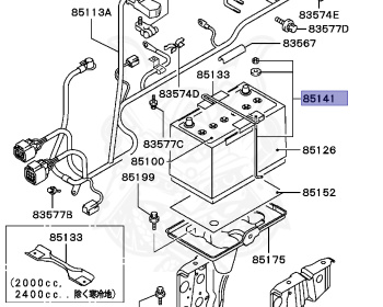 Mitsubishi - Delica - PD6W - 1995 - HSEHE5 - 6G72