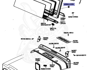 Toyota - Land Cruiser - FJ40 - 1971 - SOFTTOP (TARPAULIN CANVASTOP OR VINYLTOP) - F