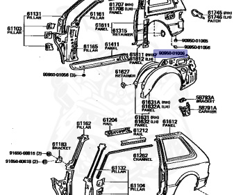Toyota - Starlet - KP61 - 1983 - DLX TYPE - 3-DOOR - Manual - 4KU