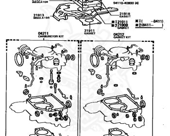 Genuine Corolla AE80 Engine OEM parts supplied from Japan - Nengun