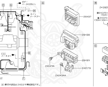 Nissan - Elgrand - E51 - 2004 - HIGHWAYSTAR GRADE - 5-door coach (5K) - 2 WHEEL DRIVE(2WD) - AUTOMATIC TRANSMISSION(AT) - VQ25DE