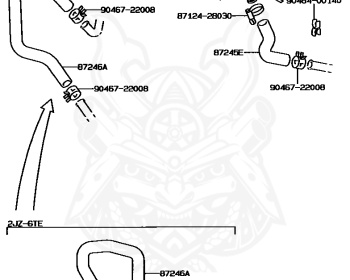 Toyota - Aristo - JZS147 - 1991 - 3.0V TYPE - 2JZGTE