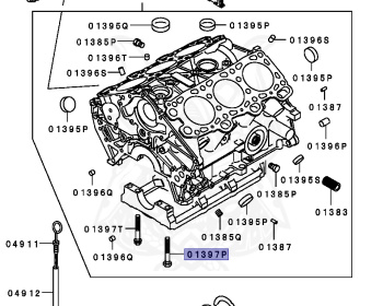 Mitsubishi - Lancer - CB6A - 1991 - PNHM - 6A10