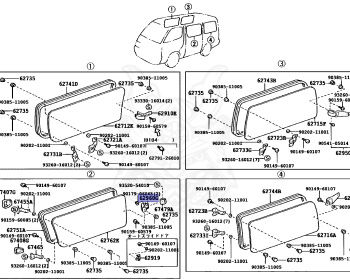 Toyota - Hiace - KZH100G - 2004 - SUPER CUSTOM MOON  ROOF TYPE - 4-DOOR - Automatic - 1KZTE