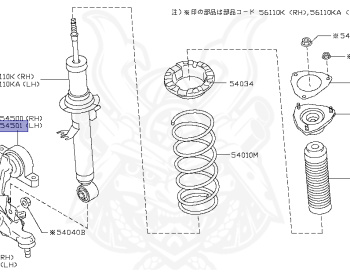 Genuine Fairlady Z - 370Z Z34 Handling OEM parts supplied from