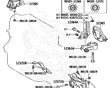 Toyota - Vitz - SCP90 - 2005 - F TYPE - 5-DOOR - Variator - 2SZFE
