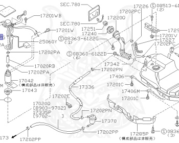 Nissan - 180SX - RS13 - 1994 - Type 1 - HATCH BACK(HB) - MANUAL TRANSMISSION(MT) - TWO WHEELS STEERING(2WS) - SR20DET