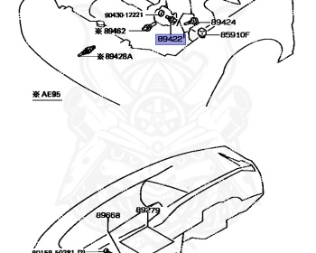 Toyota - Corolla - AE91 - 1988 - SE TYPE - 4-DOOR - Manual - 5AFE