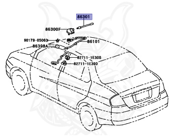 Toyota - Prius - NHW10 - 1997 - NO GRADE - SEDAN - 1NZFXE