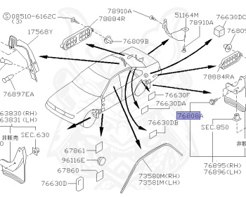 Nissan - Cefiro - A31 - 1994 - SE4 - SEDAN(S) - 4 WHEEL DRIVE(4WD) - AUTOMATIC-FLOOR SHIFT(AT.F4) - IRS TYPE(IRS) - RB20DT