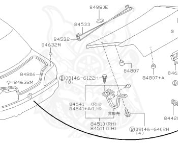 Nissan - Skyline - R34 25GT - ENR34 - 2000 - 25GT - 4 DOOR SEDAN(4S) - AUTOMATIC-FLOOR SHIFT(AT.F4) - High-speed 2-link (IRS.2WD) - RB25DE