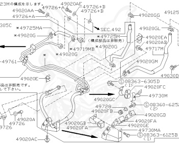 Nissan - Skyline - R33 GTS-t - ECR33 - 1996 - GTS25TM1 - 2 door hard top (2K) - 2 WHEEL DRIVE(2WD) - MANUAL TRANS 5-SPEED(MT.F5) - HICAS - RB25DET