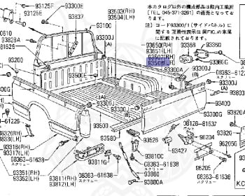 Nissan - Datsun - 720 - 1983 - DELUXE TYPE - KING CAB(KC) - 4 WHEEL DRIVE(4WD) - 5 SPEED MANUAL TRANS(F5) - Z18S