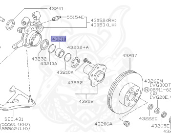 Nissan - Cedric/Gloria - Y32 - 1993 - GT TYPE - HARDTOP(K) - 5 SPEED A/T(AT.F5) - IRS TYPE(IRS) - STANDARD GRADE(STD) - VG30E