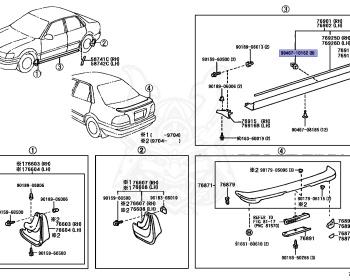 Toyota - Corolla - AE110 - 1996 - XE-SALOON TYPE - SEDAN - Automatic - 5AFE