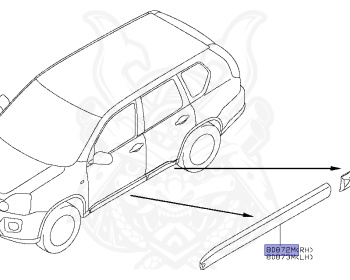 Nissan - X-Trail - T31 - 2011 - X/XTT/GT Grade - WAGON(W) - 2 WHEEL DRIVE(2WD) - CVT(CVT) - MR20DE